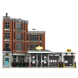 Bigger Modular Building Blocks Set for 10264 Corner Garage MOC Bricks Toy 4897pc - Picture 1 of 6