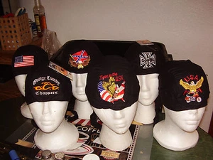 HEAD WRAP Do Rags Totenkopf Mützen Bandanas - bestickt 6er Pack - Bild 1 von 1