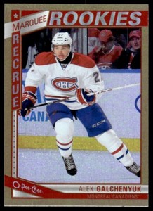 2013-14 O PEE CHE GOLD GLOSSY RC Alex Galchenyuk Rookie Montreal Canadiens #575