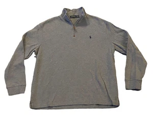 Polo Ralph Lauren 1/4 Zip Pullover, Men's XL, Gray - Picture 1 of 2