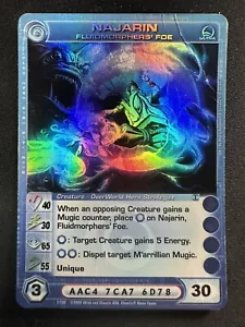 Chaotic TCG Najarin Fluidmorphers' Foe 7/100 ROTO 1st Ed Ultra Rare 3 Max ECS - Picture 1 of 2