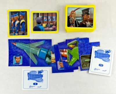 THUNDERBIRDS ARE GO! GERRY ANDERSON ALBUM STICKER Complete Set Cards Inc 120 F12 - Image 1 of 2