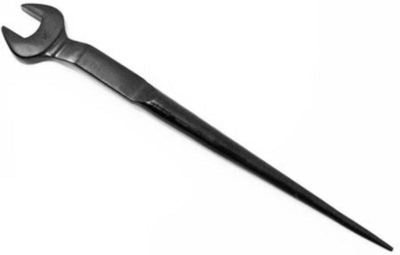 1-1/8" LLAVE DE HIERRO TRABAJADOR SPUD LLAVE DE CONSTRUCCIÓN PERNOS DE ALINEACIÓN MANGO Foto 1 de 1