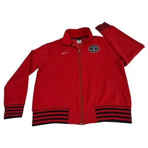 Nike Manchester United England Trainingsjacke Herren Large rot schwarz durchgehender Reißverschluss Fußball - Bild 1 von 15