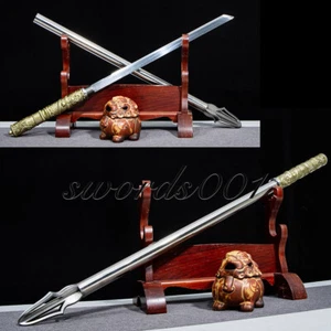 Mace Martial Arts Stick Sword Kung Fu Tang Dao High Manganese Steel Blade katana - Picture 1 of 11