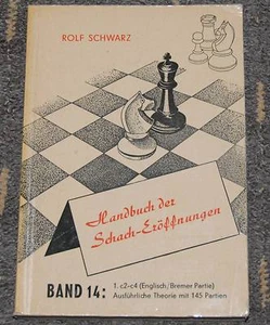 Schach-Eröffnungen Band 14. Englisch Bremer Partie 1963 Chess English Opening - Imagen 1 de 1