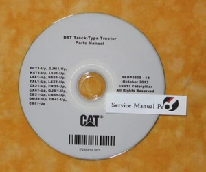 SEBP5805 Caterpillar D8T Track-Type Tractor Parts Manual Book CD FCT L4X TXL - Picture 1 of 1