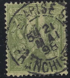AFF-01-7-5 Cachet type 84 E Paris E  Affranchissements sur n°82 - Imagen 1 de 1