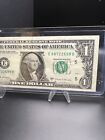 One Dollar Bill With VERY FANCY SERIAL Numbers  E 88722699 B, Lot 9060