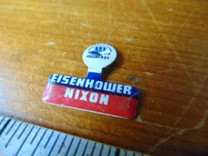 Eisenhower Nixon Klappknopf - 1" quer - Bild 1 von 5