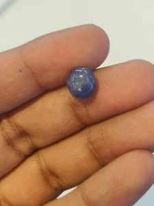 5.16 Cts BLUE STAR SAPPHIRE UNHEAT NATURAL - Picture 1 of 7