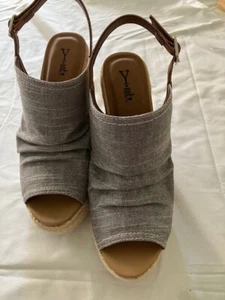 Roper grau Canvas Sandalen Größe 10M - Bild 1 von 3