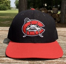 Vintage CAROLINA MUDCATS MiLB New Era Pro Model Baseball USA Snapback Hat Cap