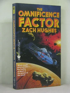 1st, signed by author, The Omnificence Factor by Zach Hughes (1994) SF PBO - Picture 1 of 3