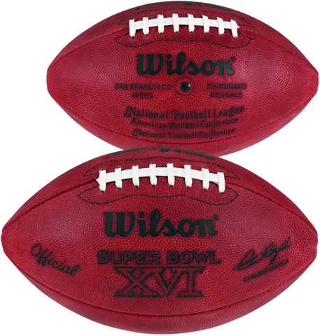 Super Bowl XVI Wilson Official Game Football - Fanatics Cover
