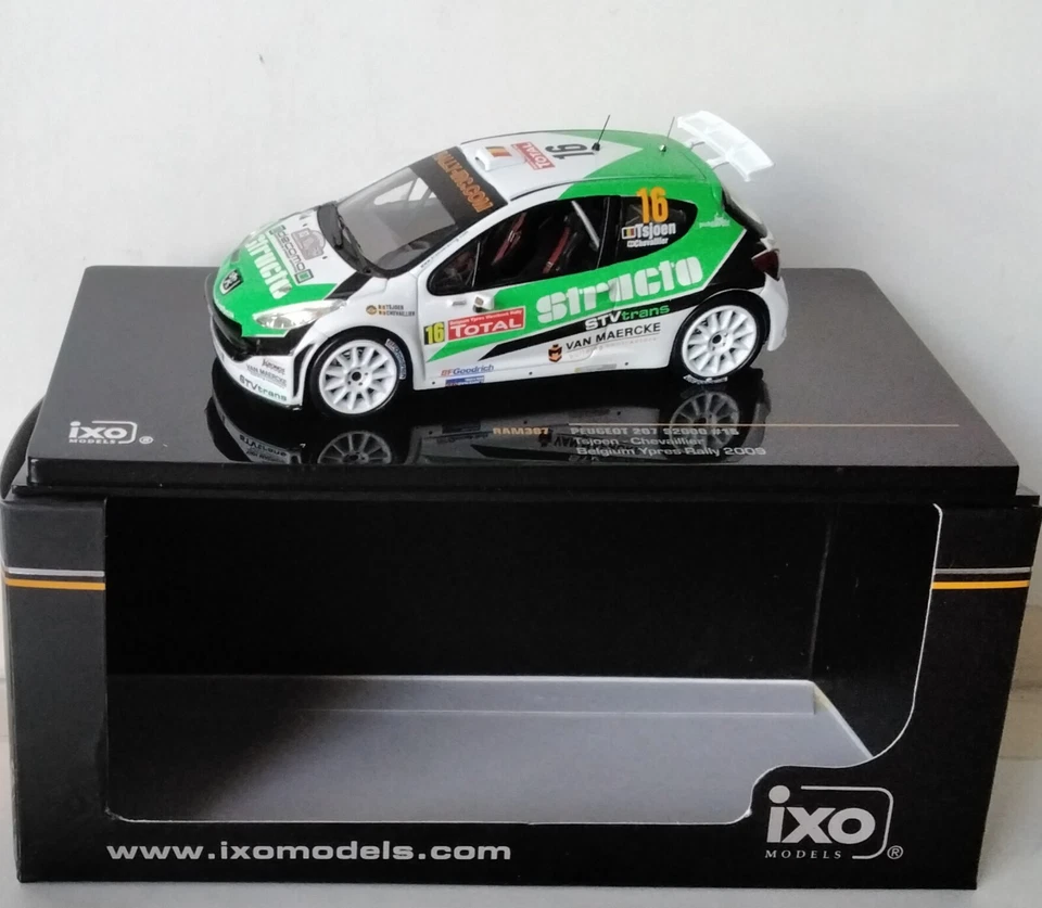 Peugeot 207 S2000 Tsjoen Rally Ypres Belgique 2009 IXO Ref RAM387 - Photo 1/1
