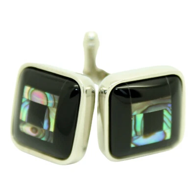 Gemelli Quadrati Neri Multicolore - Immagine 1 di 4