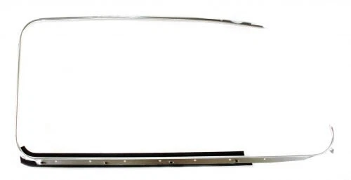 RASPADOR DE JANELA EXTERNA DE ALUMÍNIO, DIREITO, 1965-ON, VW BUG SEDAN, CADA EMPI 98-1050-B - Imagem 1 de 1