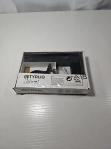 IKEA Betydlig Wall Ceiling Curtain Rod Bracket Black Kit Model 602.172.28 NEW - Picture 1 of 2
