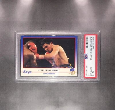 1991 Kayo Julio Cesar Chavez #216 - PSA 10 Mint - Free Shipping - Image 1 of 4