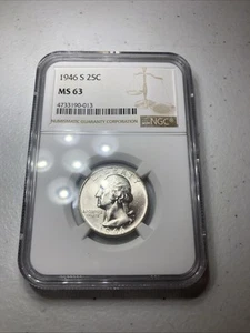 1946 S NGC MS63 Quarter! - Picture 1 of 2