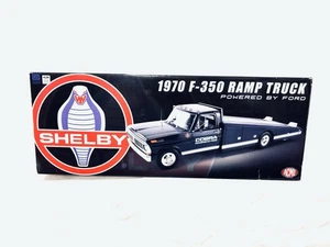 COBRA SHELBY FORD F-350 DIECAST RAMP TRUCK CAR HAULE CAST 1/18 ACME New In Box - Picture 1 of 8