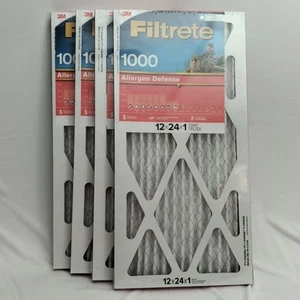 12x24x1 Air Filter Filtrete MPR 1000 MERV 11 Micro Allergen Defense 4-Pack - Picture 1 of 7