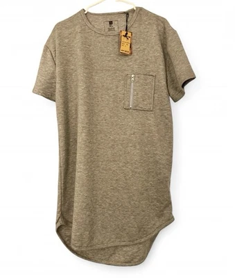 NUEVO CON ETIQUETAS Camiseta Henry & William New York Para Hombre Gris Lateral Cremallera Larga Bolsillo XL $50 Foto 1 de 4