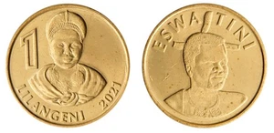 Eswatini 1 Lilangeni, 2021, KM #72, Mint X 100 PCS - Picture 1 of 4