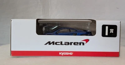 Coche modelo diecast azul cupé McLaren 650S KYOSHO 1/64 de Japón Foto 1 de 4