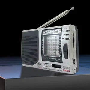 Radio AM FM SW Travel Friendly taille compacte parfaite pour les activit��s de p - Afbeelding 1 van 9