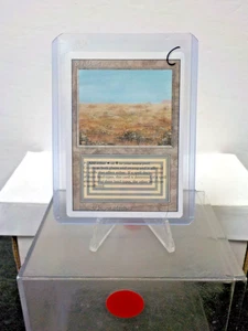 C0729 MTG Revised "Scrubland Land (Light Play) (C) (Authentic)" Single & Sleeves - Picture 1 of 15