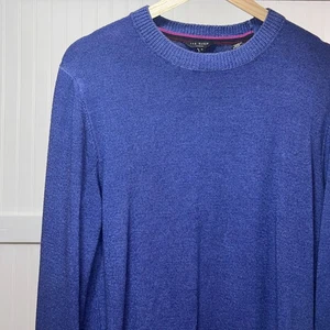 Ted Baker Women's Blue Crew Neck Knit Pullover Sweater Cotton Blend Size Small - Picture 1 of 10