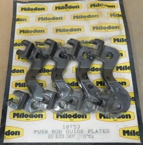 Milodon 10753 BB Chevy 7/16" Guide Plates, Fits Most Heads, 8) Pcs - Picture 1 of 2