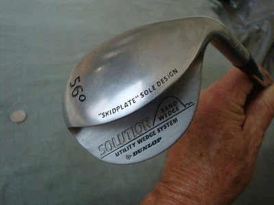 Dunlop Solution Solution Suela Diseño Cuña de Arena 56* Derecha Medio Firme Eje de Acero Foto 1 de 4