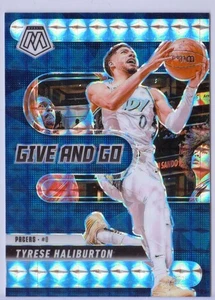 2024-25 Panini Mosaic Give and Go Mosaic Prizm #10 Tyrese Haliburton - Pacers - Bild 1 von 2