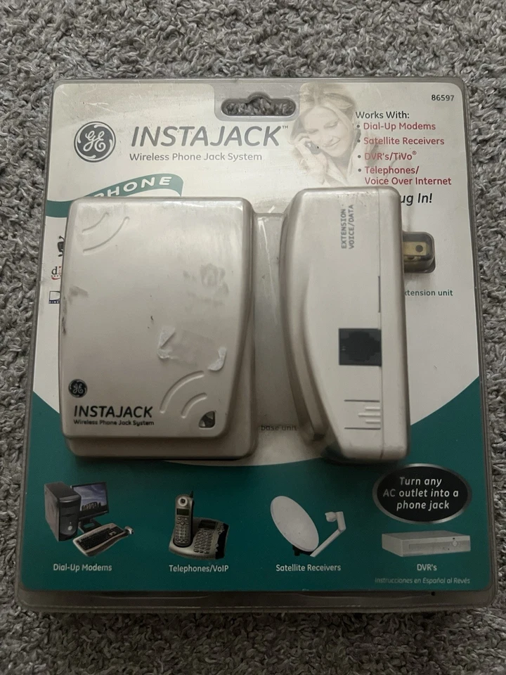 Ge General Electric Instajack Wireless Phone Jack System 86597 Extension Unit - Image 1 of 1