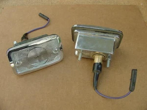 1966 66 Imperial Le Baron Crown Nuevo de Lote Antiguo MoPar Par de Lámparas de Respaldo Chryco  - Imagen 1 de 1