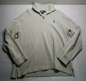 Ralph Lauren Polo Herren cremefarben L-Kragenpullover - Bild 1 von 9