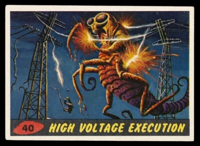 1962 Topps Mars Attacks #40 High Voltage Execution Well Centered Excellent Plus - Image 1 of 2