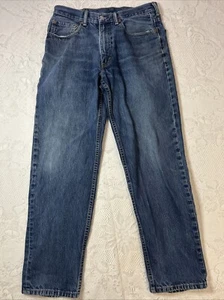 Levis 550 Jeans Mens Size 33 x 32 Blue Straight Medium Wash Denim Stretch - Picture 1 of 14