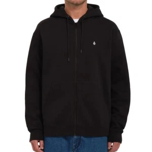 Volcom Single Stone black Hooded Zipper - Picture 1 of 1