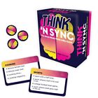 Jeu de cartes Think 'N Sync Great Minds Think Alike flambant neuf dans sa boîte 3-8 joueurs NEUF