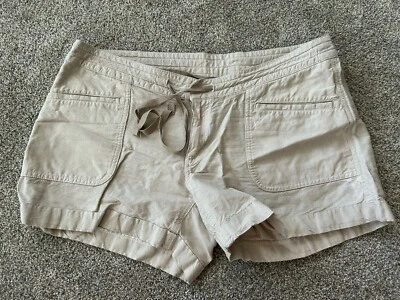 Pantalones Cortos Para Mujer The North Face Mezcla Algodón Lino Talla 16 Chino Rayas Tostado Foto 1 de 4