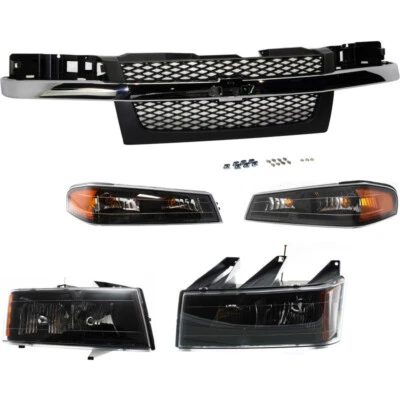 Grille Assemblies Kit For 2004-2012 Chevrolet Colorado - Image 1 of 4