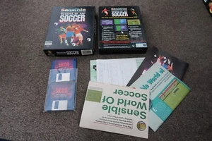 Sensible World Of Soccer By Sensible Software ~ Original Boxed Amiga Game VGC - Afbeelding 1 van 8