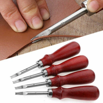 MARKENLOS Leder Werkzuge Keen Leather Craft Edge Beveler Skiving Handmade DIY Tool Satz DA