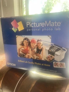 Epson PictureMate new Personal Photo Lab Snap Ink Jet Printer Bundle Open Box - Picture 1 of 8