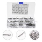  420 Pcs Stainless Steel Cotter Pin Key Assortment Card Metal