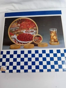 NOS 80s NEW ORLEANS D.H. Holmes BAYOU BANQUET TRAY DIXIE BEER Tabasco coaster - Picture 1 of 8